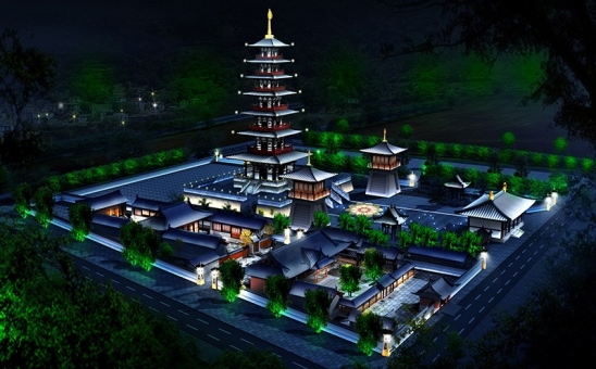 文化公園亮化設(shè)計-湖南亮化工程公司