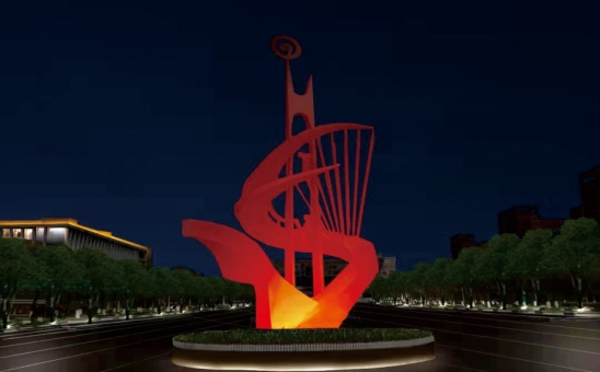 湖南交通職業(yè)技術(shù)學(xué)院建黨100周年圖書館、廣場、大門亮化項目